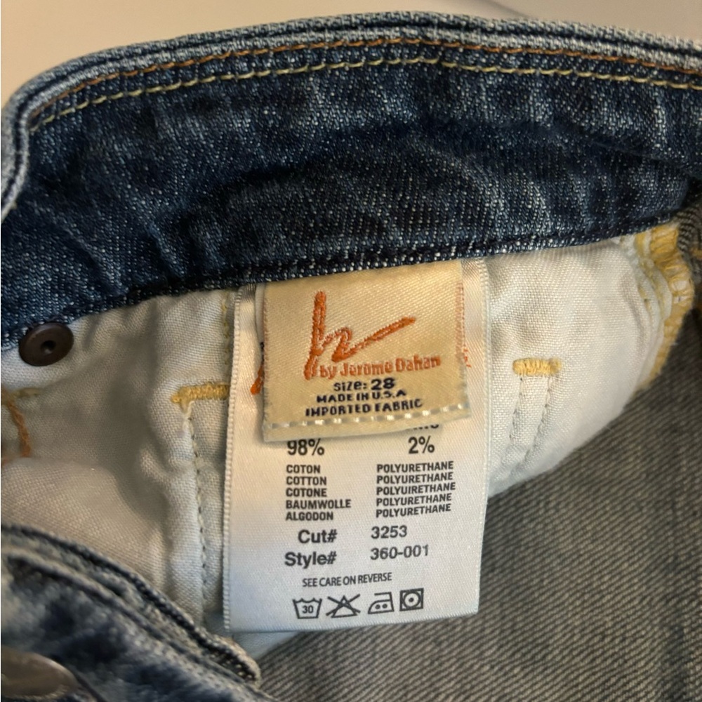 Vintage Citizens of Humanity Denim Mini Skirt - Picture 4 of 6